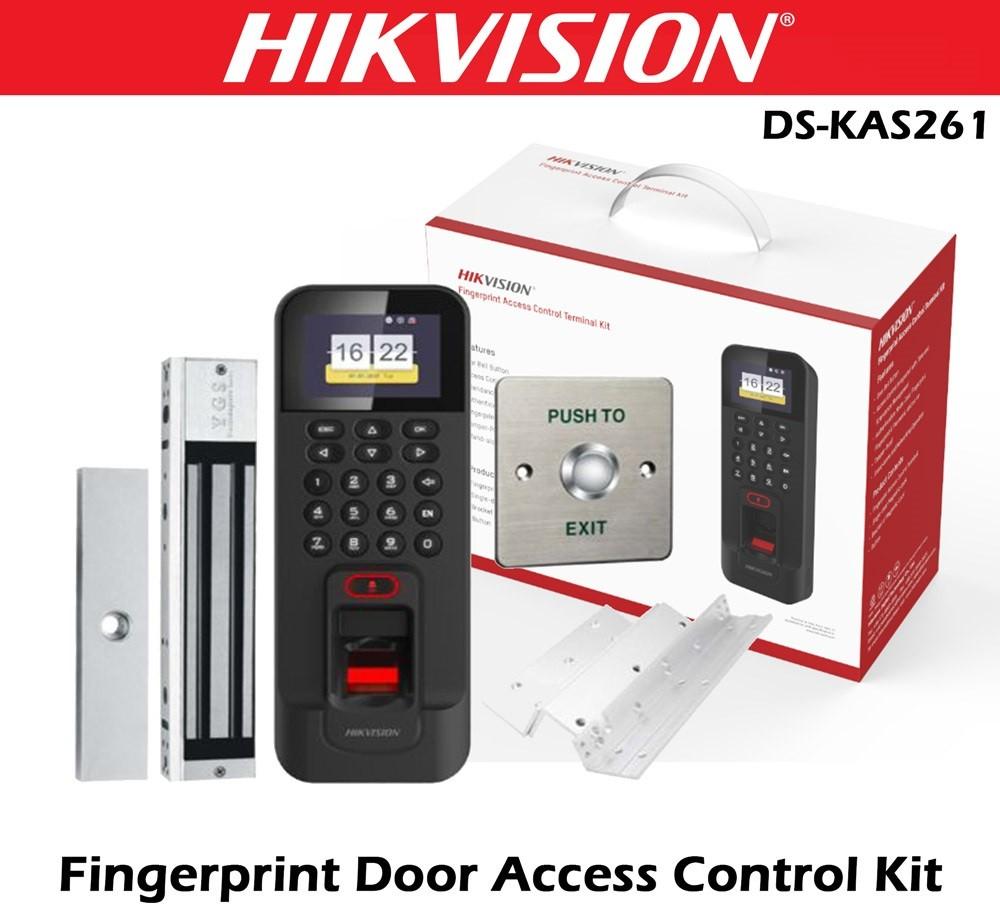 Best-Hikvision-DS-KAS261-Fingerprint-Door-Access-Control-Kit-Nepal