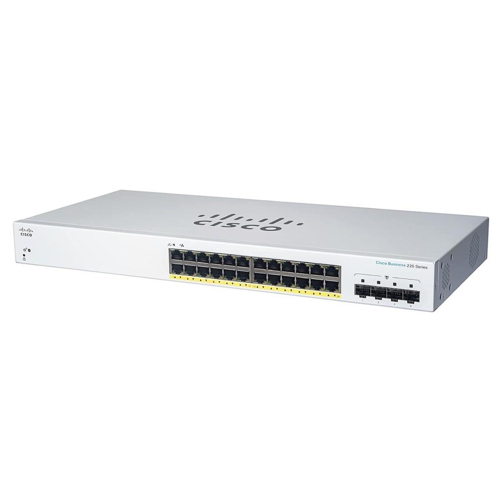 Cisco Business CBS220-24T-4G Smart Switch, 24 Port GE , 4x1G SFP  Cisco Switches best price in Nepal
