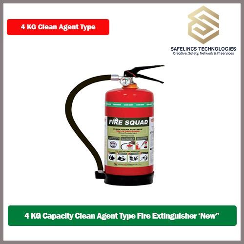 4 KG Clean Agent Type Fire Extinguisher