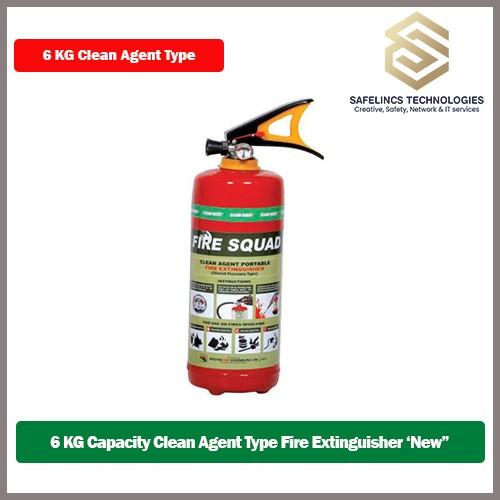 2 KG Capacity Clean Agent Type Fire Extinguisher