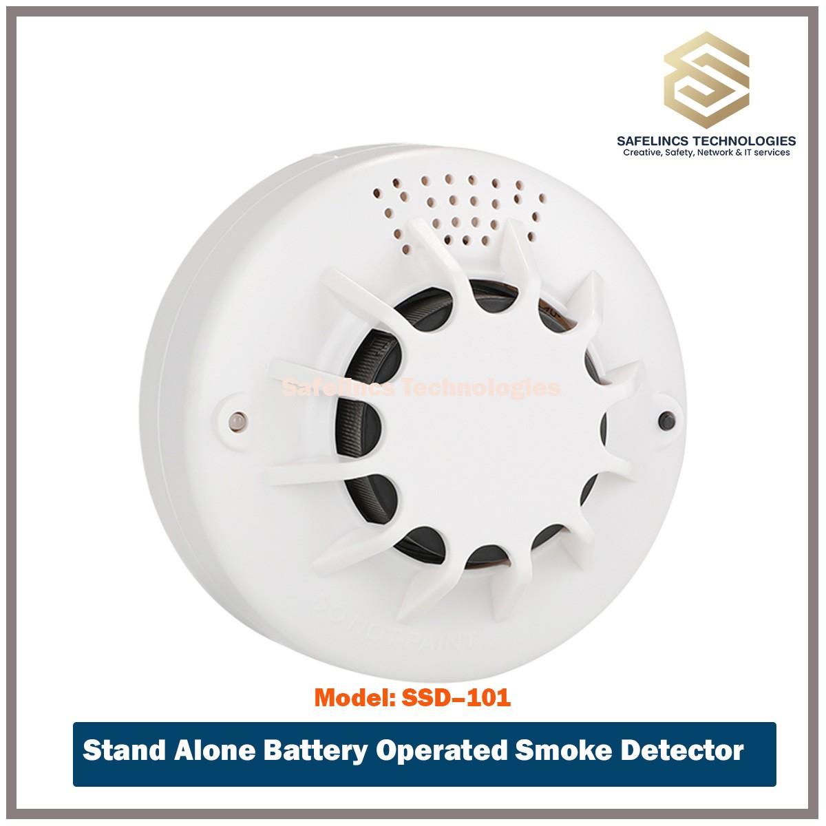 Battery Operated Wireless Smoke Detector