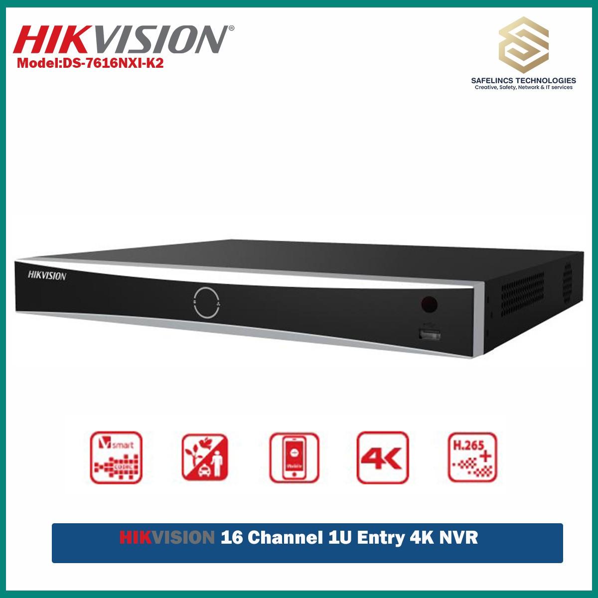 DS-7616NXI-K2- Hikvision Best 16 Channel NVR