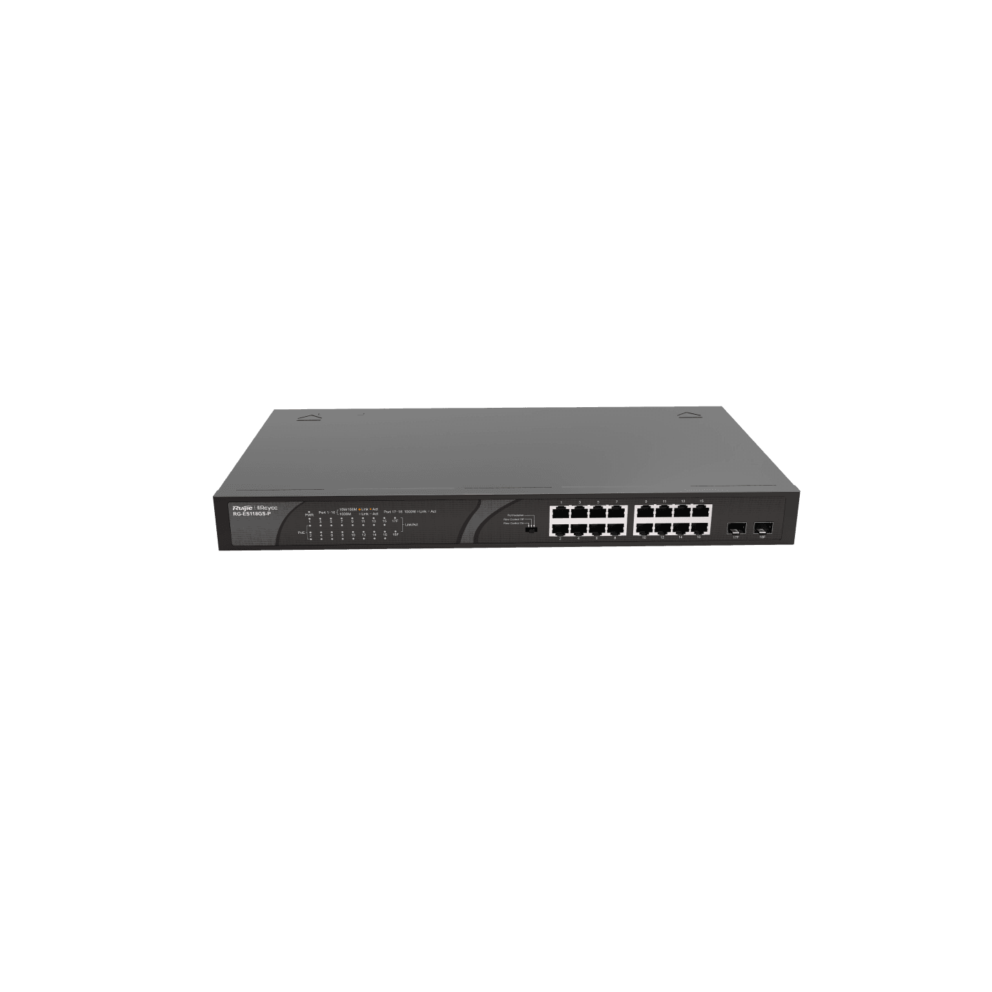 RG-ES118GS-P, 18-port 10/100/1000Mbps Unmanaged PoE Switch