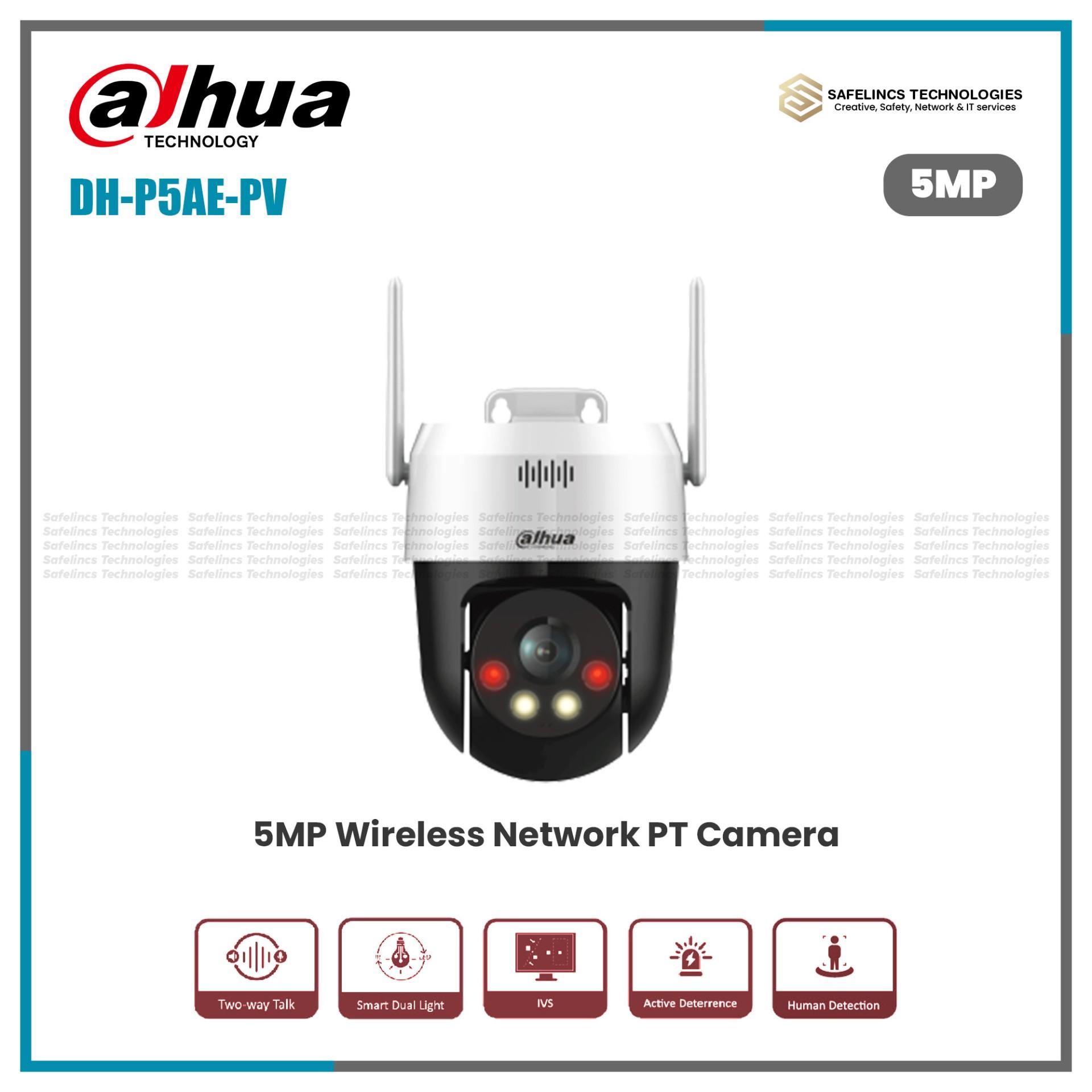 DH-P5AE-PV Dahua 5 Megapixel Wireless CCTV Camera