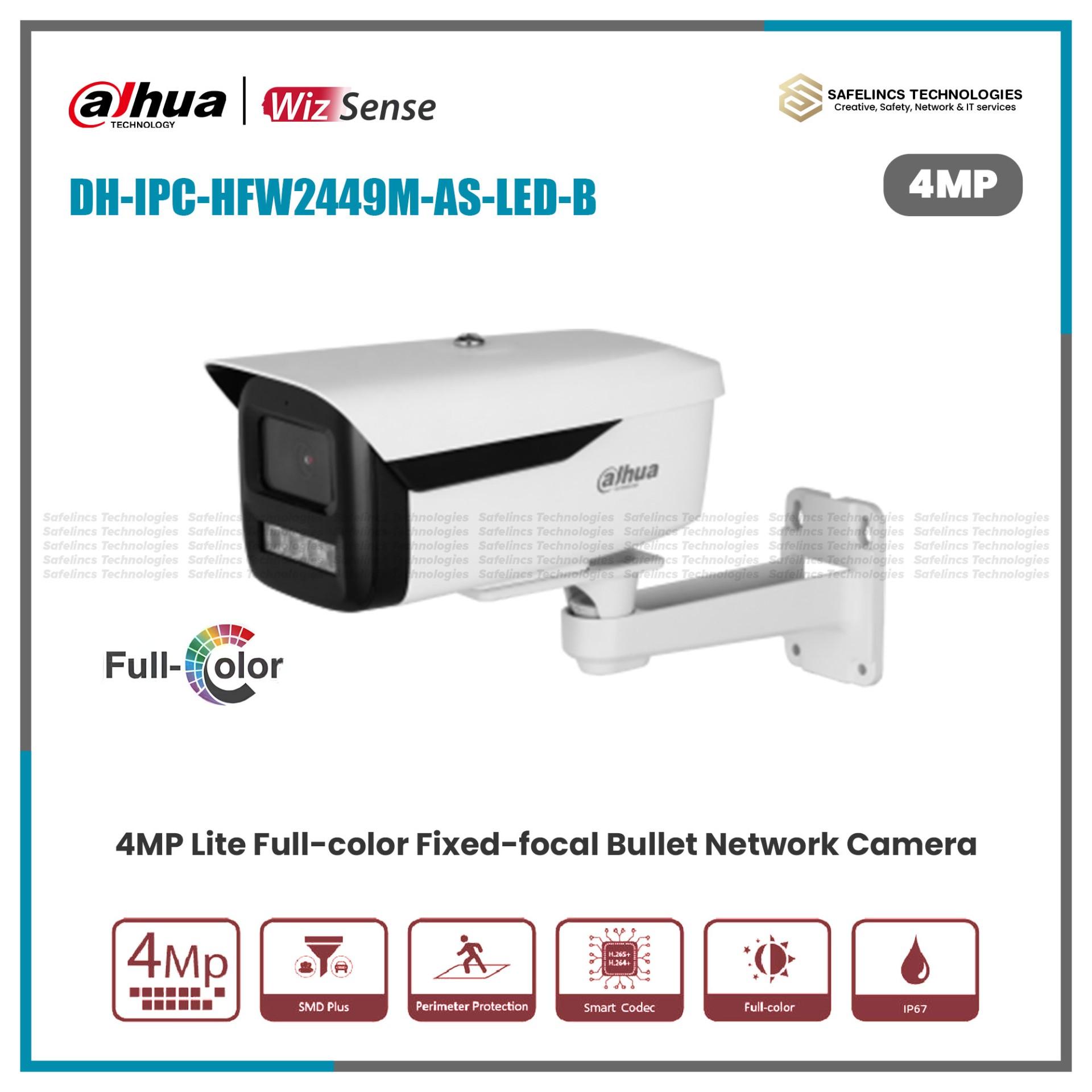 Full color CCTV Camera Dahua Latest CCTV in NepalDH-IPC-HFW2449M-AS-LED-B