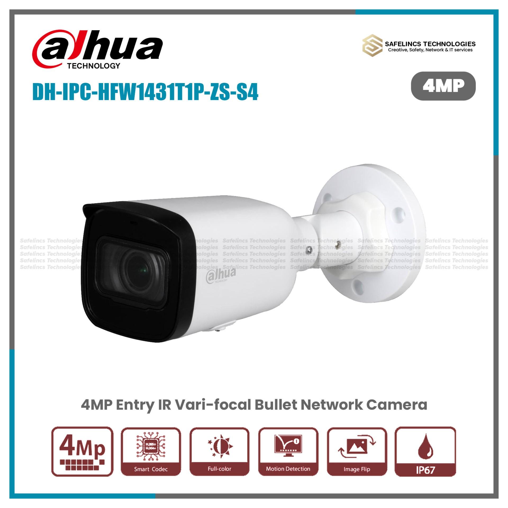 DH-IPC-HFW1431T1P-ZS-S4- Motorized CCTV Camera
