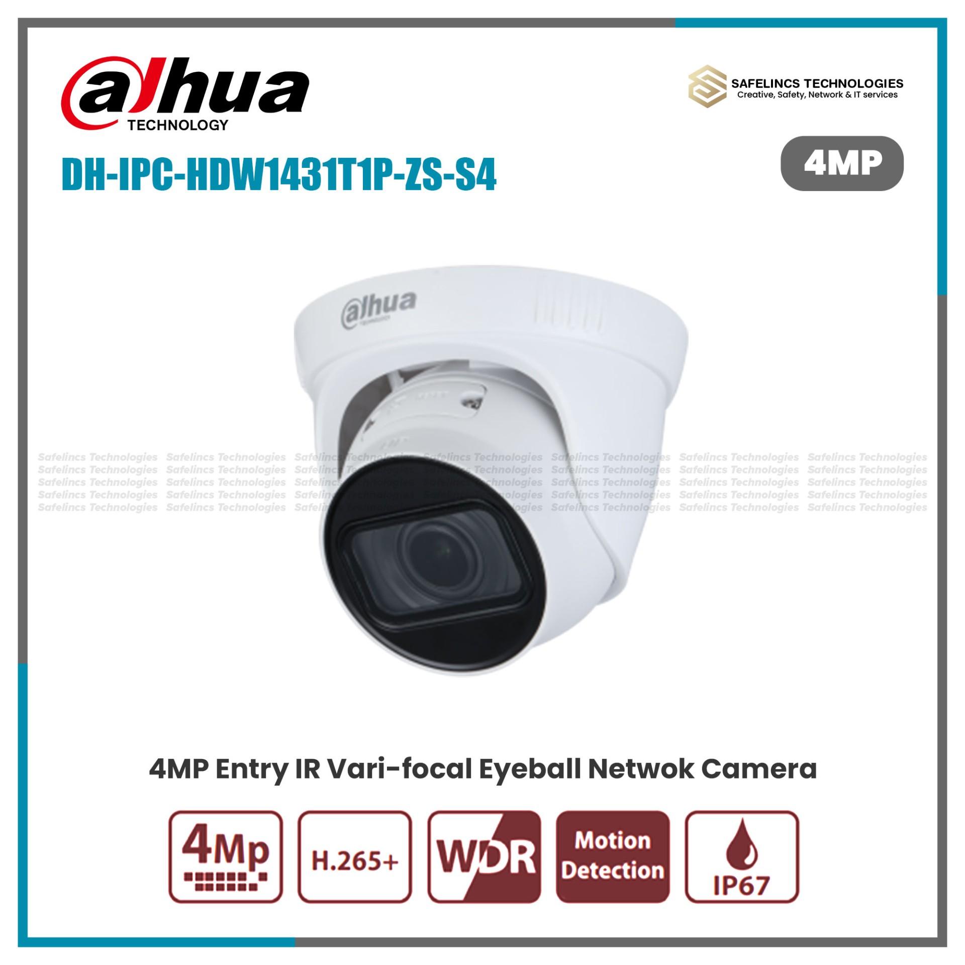 20.DH-IPC-HDW1431T1P-ZS-S4-Motorized Dome CCTV Camera