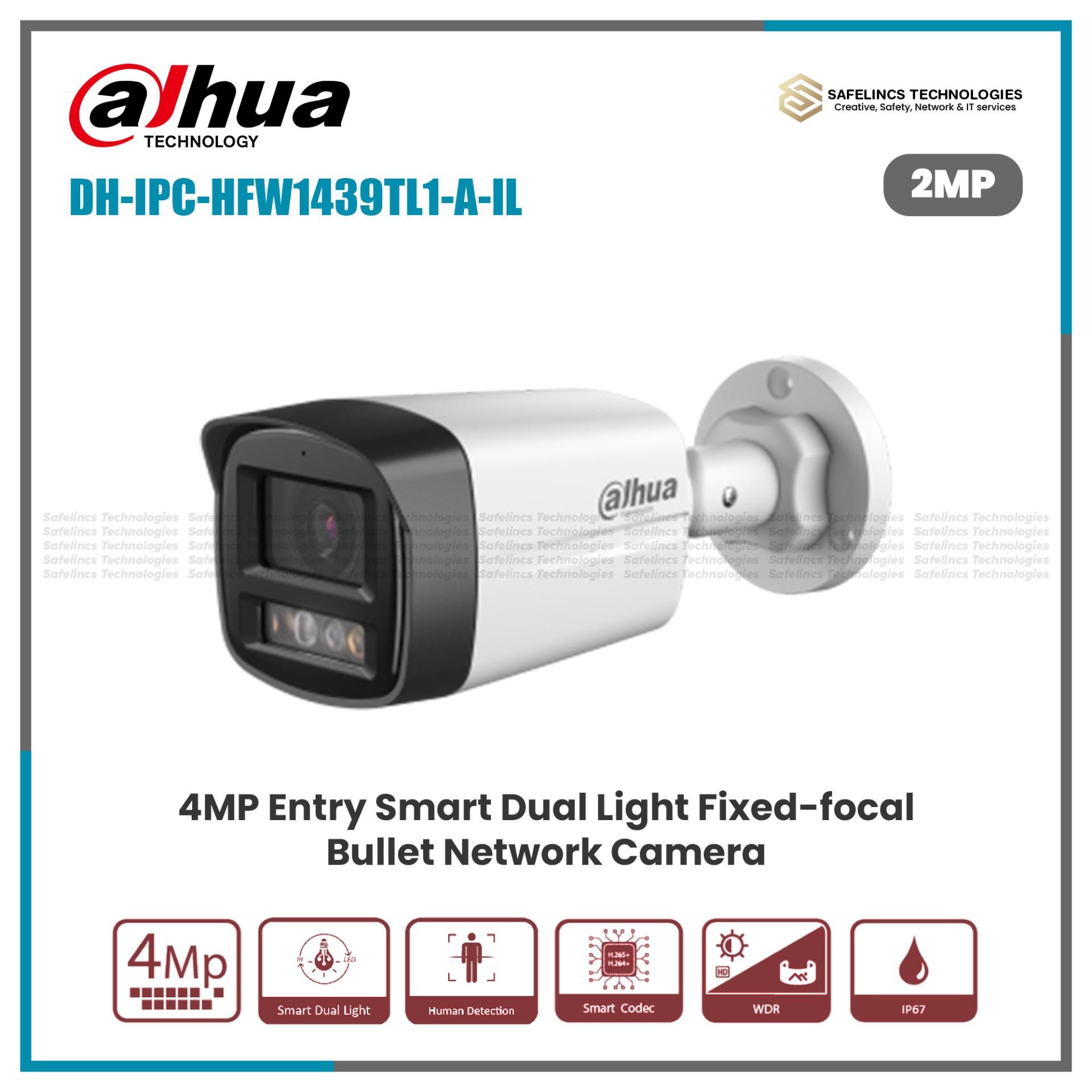 DH-IPC-HFW1439TL1-A-IL- Audio & Full color CCTV