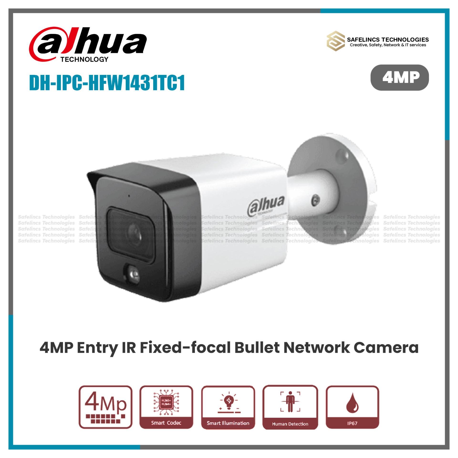DH-IPC-HFW1431TC1- 4 Megapixel IP Network CCTV