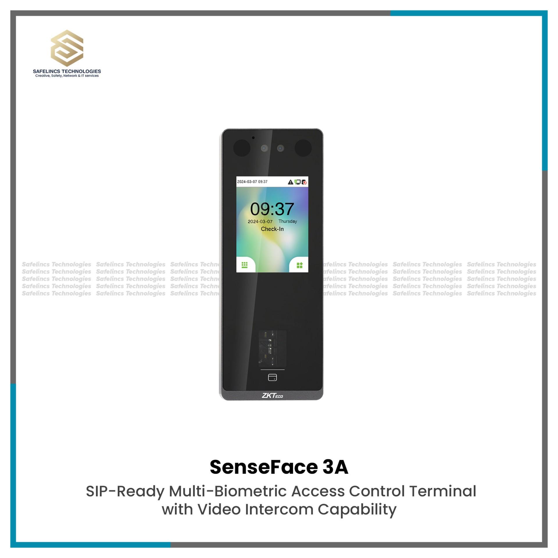 ZKTeco-SenseFace-3A-Best Time Attendance Machine