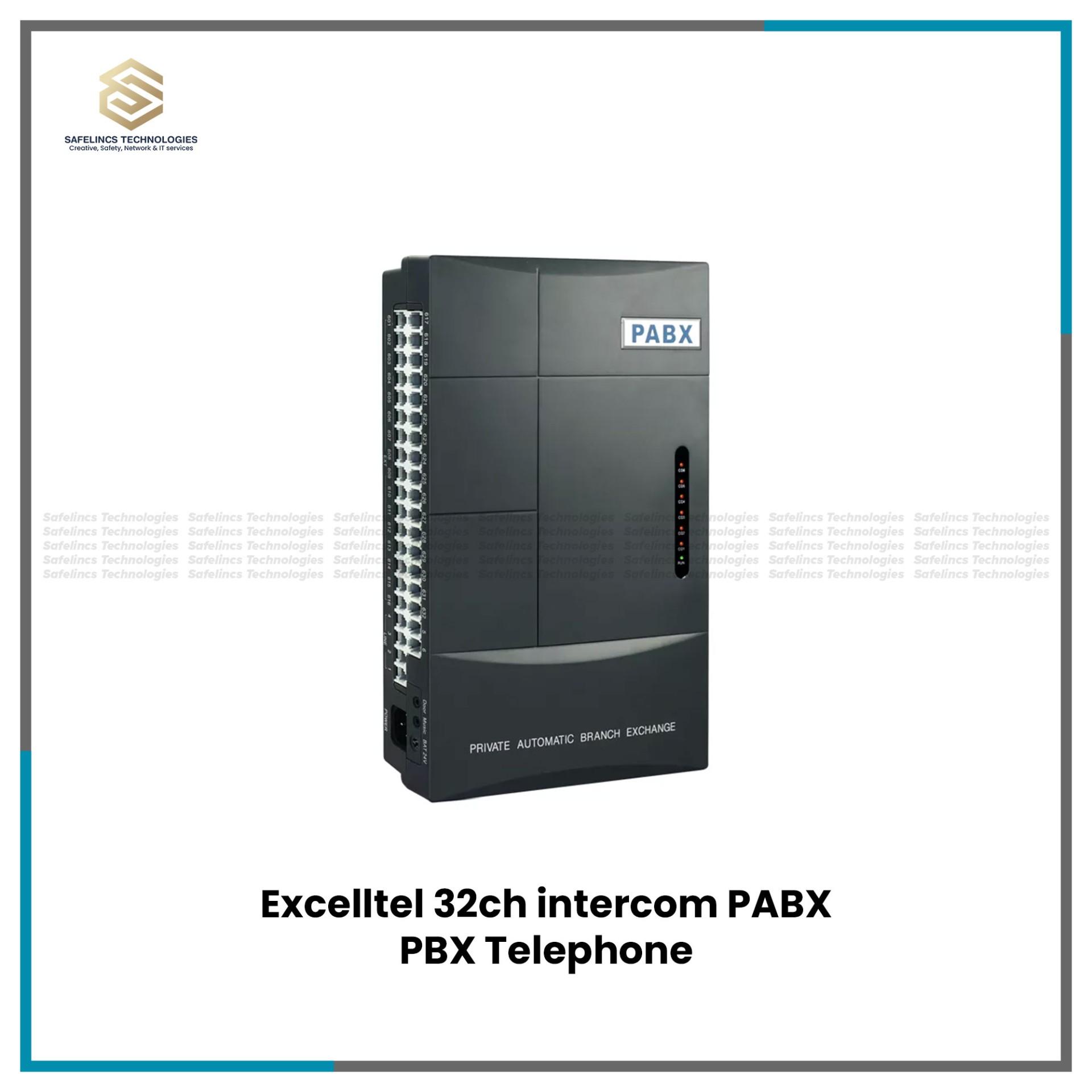 Excelltel 32ch intercom EPABX 4 CO-32 Extensions
