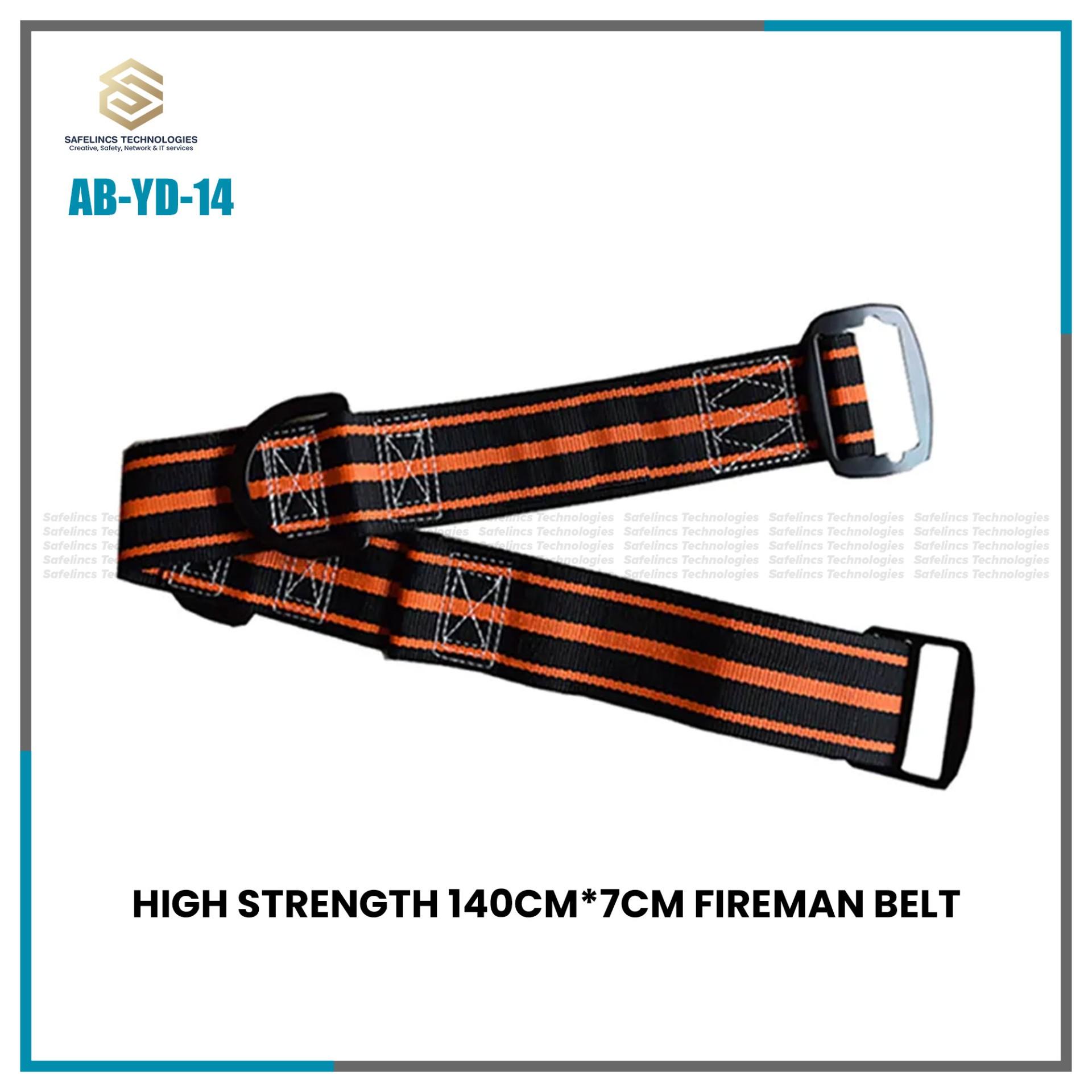 FIRE CE CERTIFIED HIGH STRENGTH 140CM*7CM FIREMAN BELT