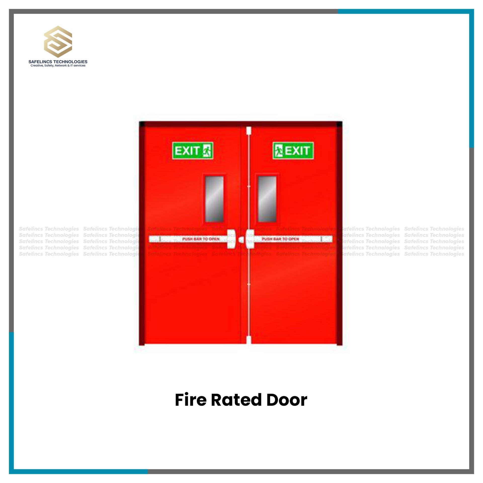 Double Leaf Fire Rated Doors in Nepal
