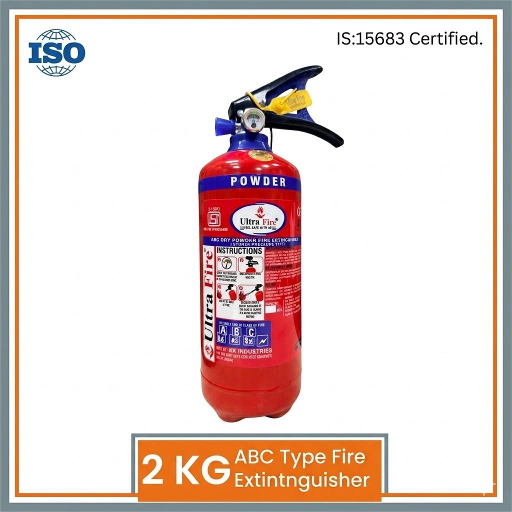 2 KG ABC Type Extinguisher Ultra Fire -New.